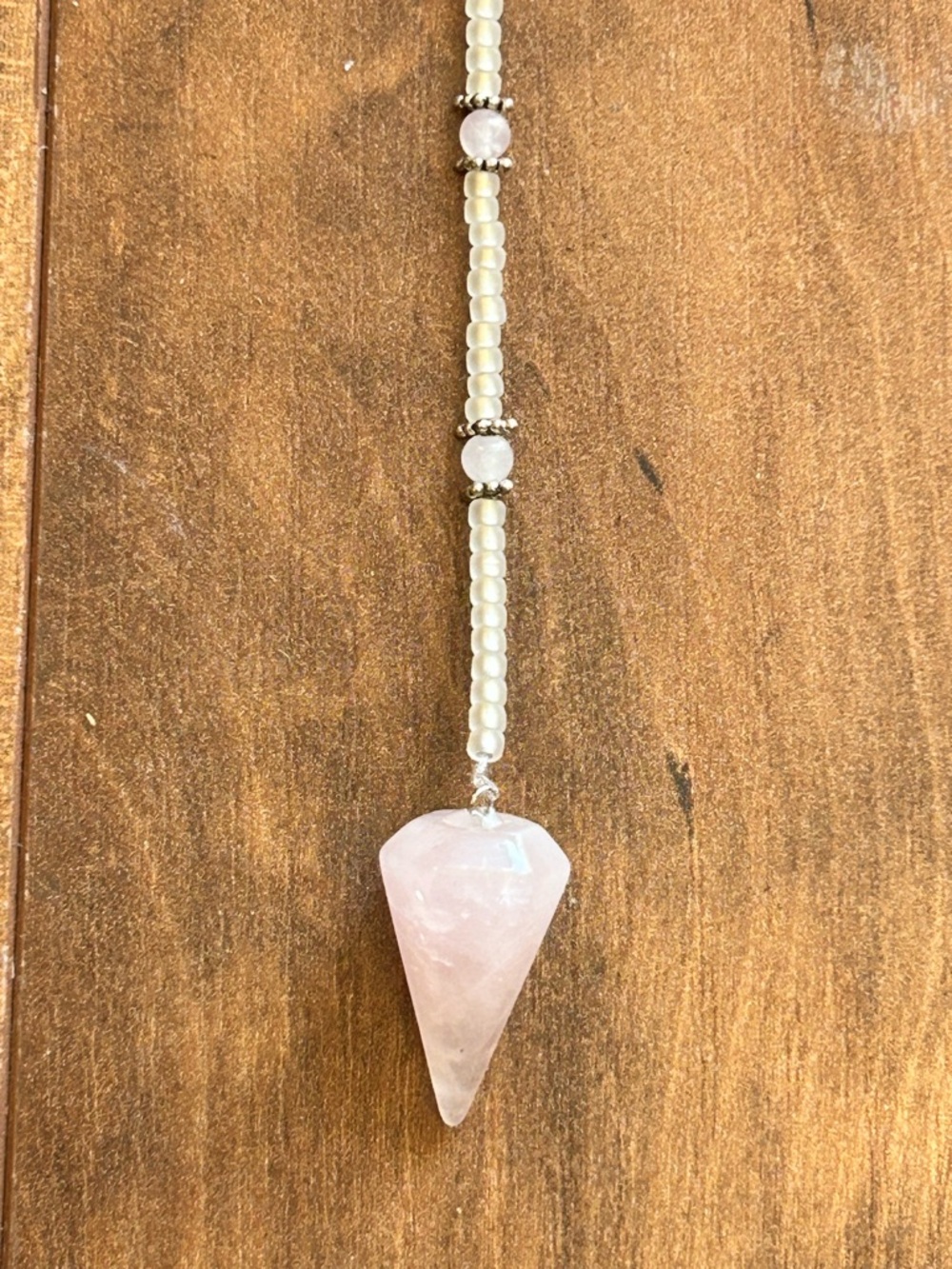 Rose Quartz Point Pendulum